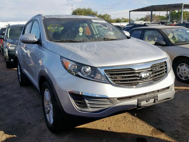 KNDPB3A25D7369010 - 2013 KIA SPORTAGE B SILVER photo 1