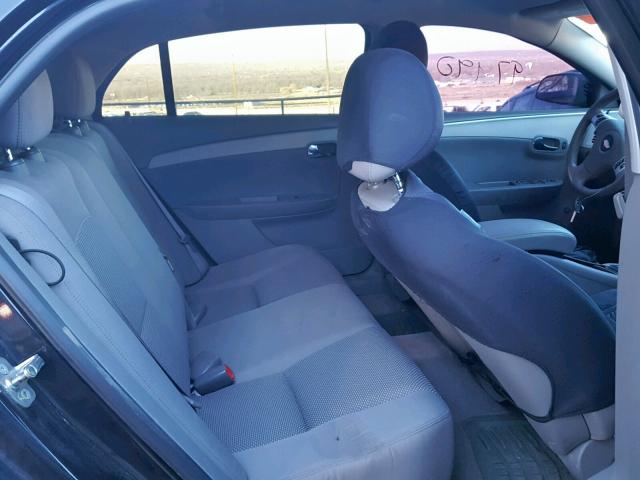 1G1ZC5E03CF343903 - 2012 CHEVROLET MALIBU 1LT BLACK photo 6