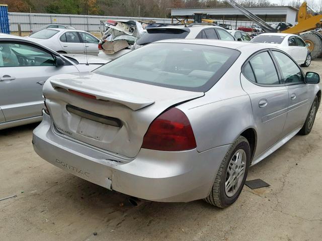 2G2WP522051178511 - 2005 PONTIAC GRAND PRIX SILVER photo 4