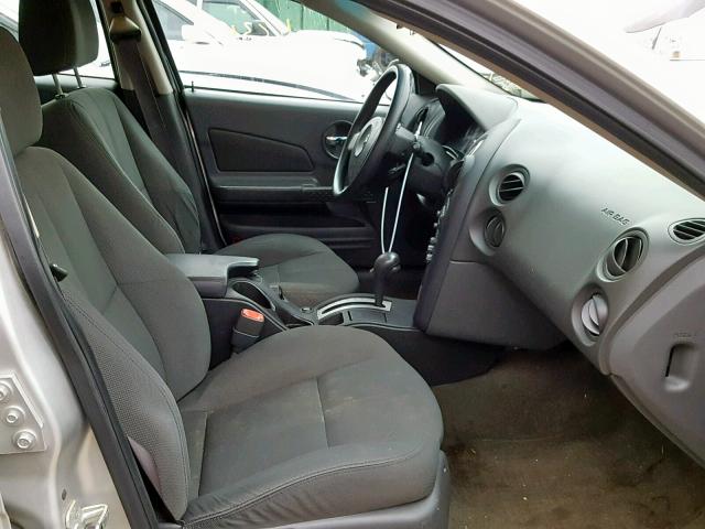 2G2WP522051178511 - 2005 PONTIAC GRAND PRIX SILVER photo 5