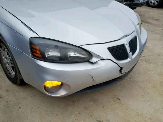 2G2WP522051178511 - 2005 PONTIAC GRAND PRIX SILVER photo 9