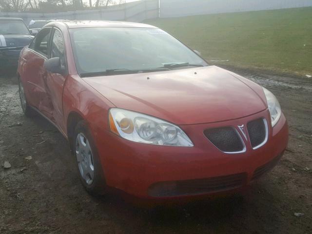 1G2ZF55B064228793 - 2006 PONTIAC G6 SE RED photo 1