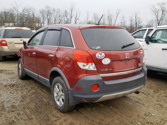 3GSCL33P58S677083 - 2008 SATURN VUE XE MAROON photo 3