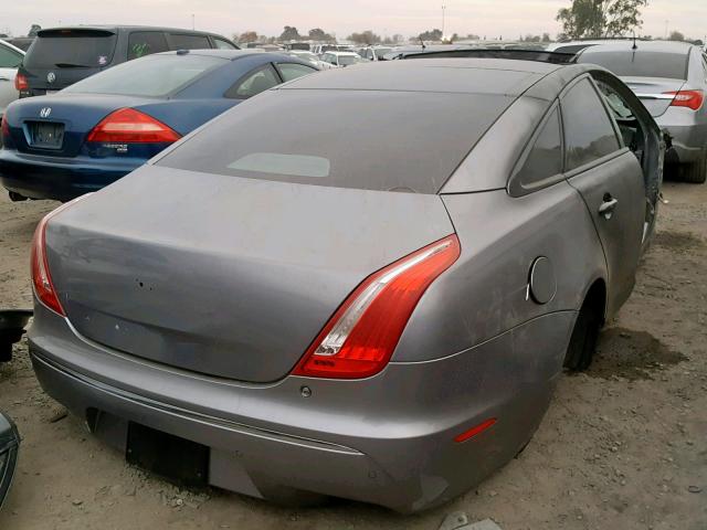 SAJWA1GE1BMV16752 - 2011 JAGUAR XJ SUPERCH GRAY photo 4