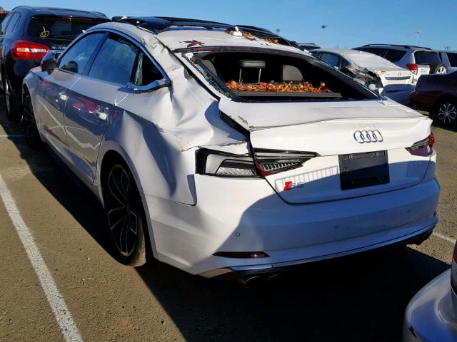 WAUB4CF57JA101403 - 2018 AUDI S5 PREMIUM WHITE photo 3