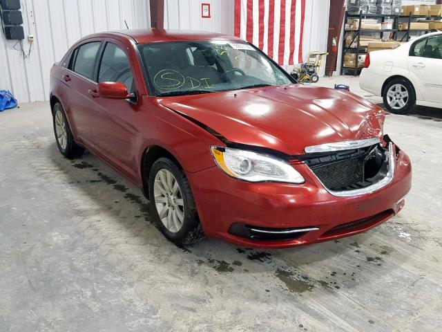 1C3CCBBB0DN570396 - 2013 CHRYSLER 200 TOURIN RED photo 1