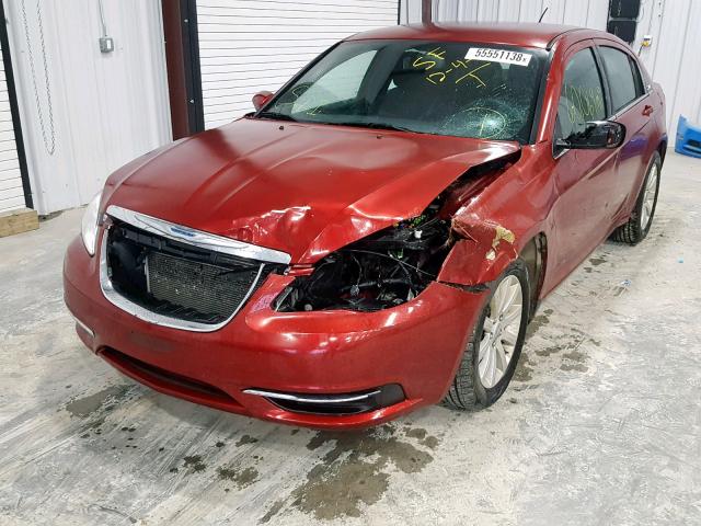 1C3CCBBB0DN570396 - 2013 CHRYSLER 200 TOURIN RED photo 9