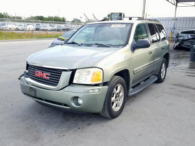 1GKDS13S732194408 - 2003 GMC ENVOY GREEN photo 2