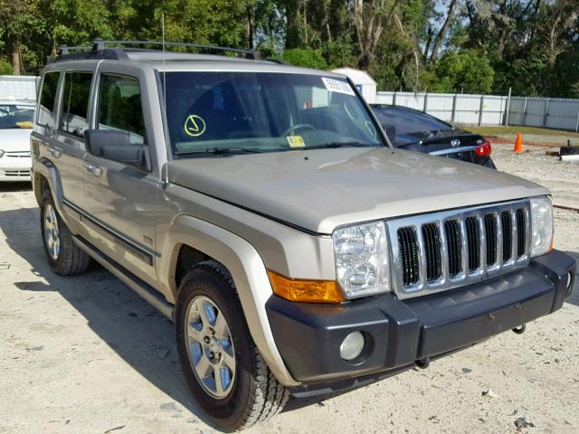 1J8HG48P77C622166 - 2007 JEEP COMMANDER GRAY photo 1