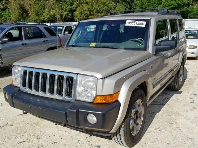 1J8HG48P77C622166 - 2007 JEEP COMMANDER GRAY photo 2