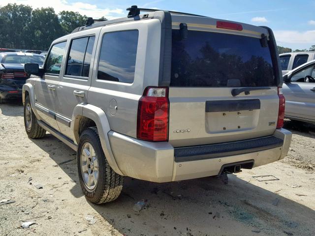1J8HG48P77C622166 - 2007 JEEP COMMANDER GRAY photo 3