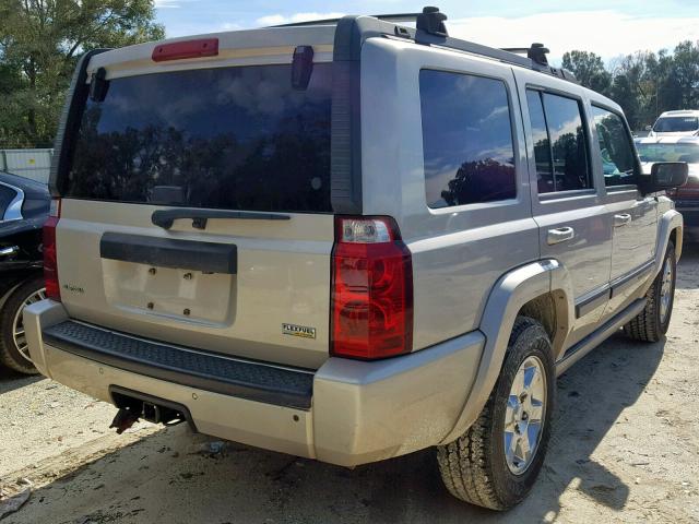 1J8HG48P77C622166 - 2007 JEEP COMMANDER GRAY photo 4