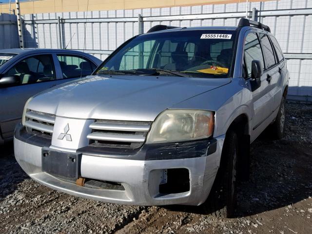 4A4MN21S44E022860 - 2004 MITSUBISHI ENDEAVOR L SILVER photo 2