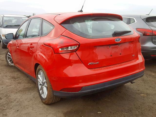 1FADP3K2XFL288670 - 2015 FORD FOCUS SE RED photo 3