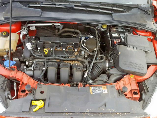 1FADP3K2XFL288670 - 2015 FORD FOCUS SE RED photo 7