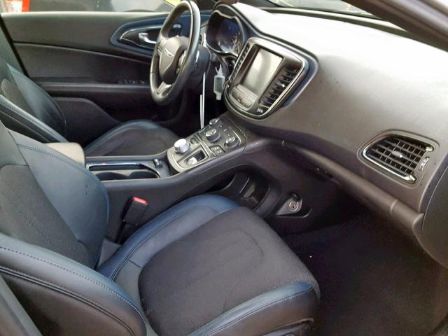 1C3CCCBG2FN516621 - 2015 CHRYSLER 200 S GRAY photo 5