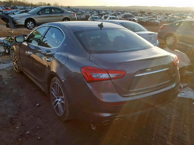 ZAM57XSA9J1268715 - 2018 MASERATI GHIBLI GRAY photo 3