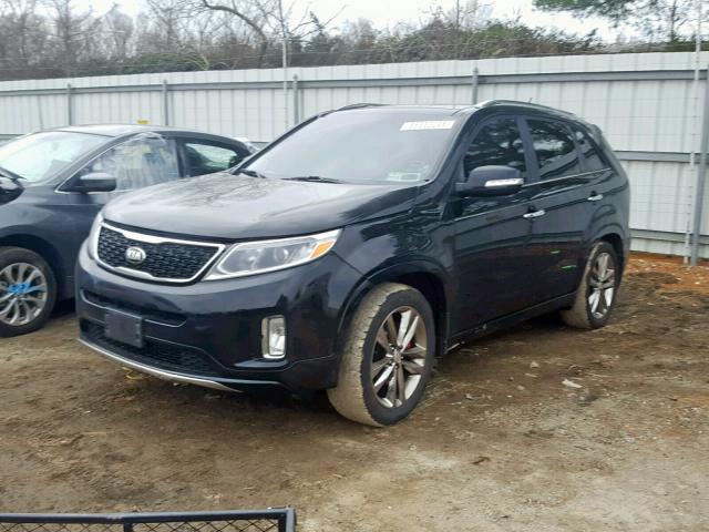 5XYKW4A75EG440999 - 2014 KIA SORENTO SX BLACK photo 2