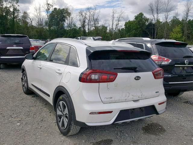 KNDCB3LC6H5076948 - 2017 KIA NIRO FE WHITE photo 3