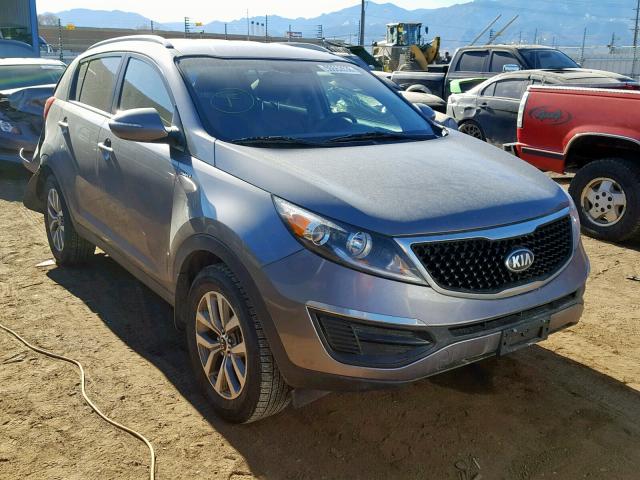 KNDPBCAC0E7576060 - 2014 KIA SPORTAGE L SILVER photo 1