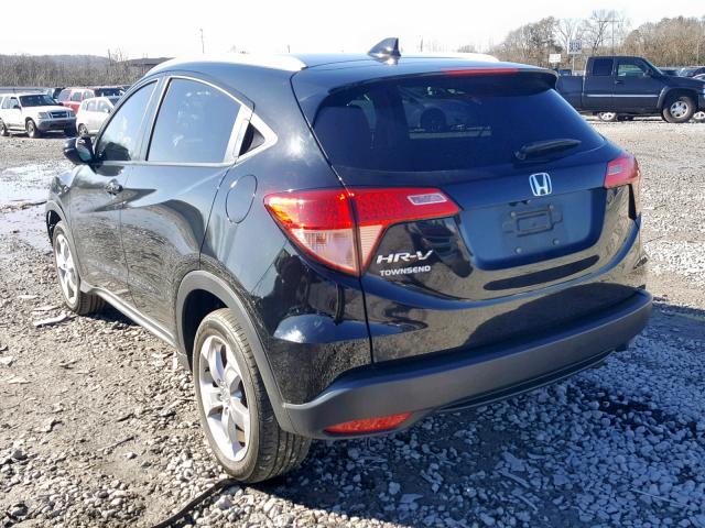 3CZRU5H74GM706433 - 2016 HONDA HR-V EXL BLACK photo 3