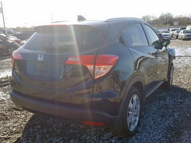 3CZRU5H74GM706433 - 2016 HONDA HR-V EXL BLACK photo 4