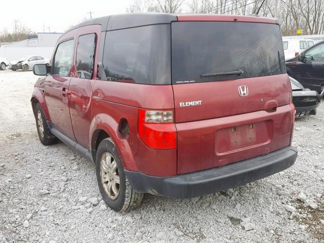 5J6YH28776L012723 - 2006 HONDA ELEMENT EX RED photo 3