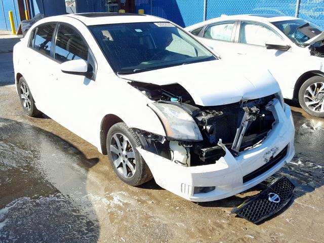 3N1AB6AP8CL769532 - 2012 NISSAN SENTRA 2.0 WHITE photo 1