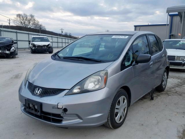 JHMGE8H23AS019196 - 2010 HONDA FIT GRAY photo 2