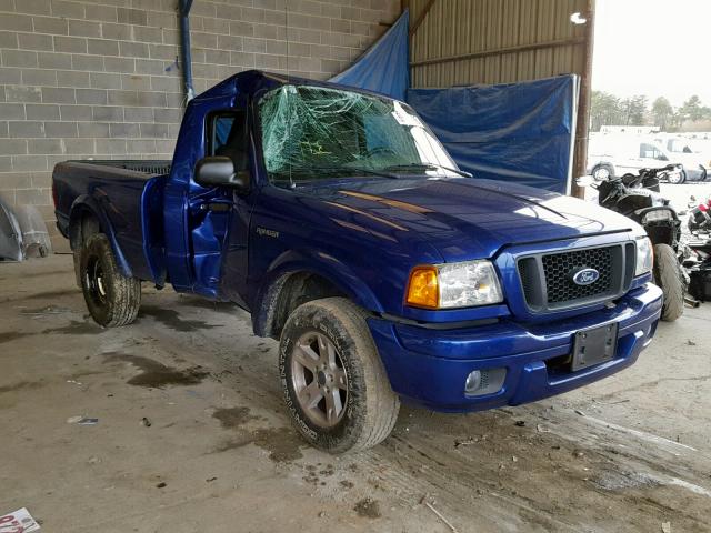 1FTYR10U75PA40172 - 2005 FORD RANGER BLUE photo 1