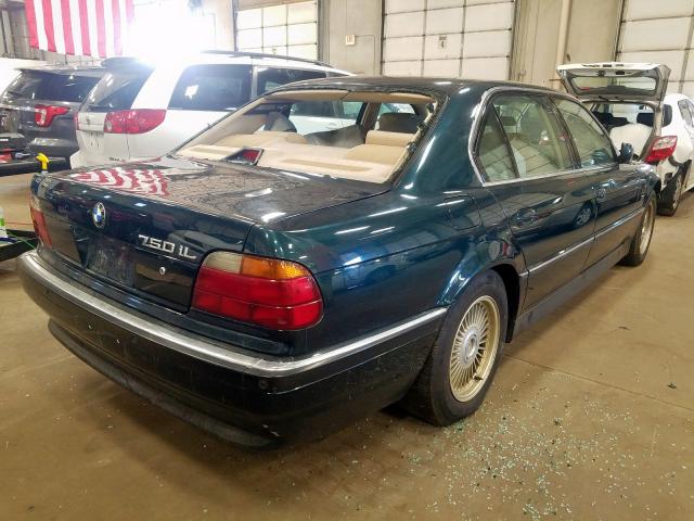 WBAGK2328TDH67657 - 1996 BMW 750 IL GREEN photo 4