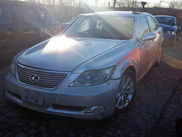 JTHBL46F875015828 - 2007 LEXUS LS 460 SILVER photo 2