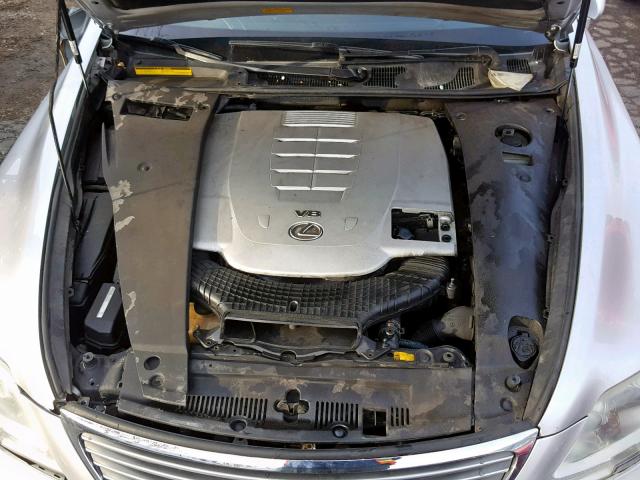 JTHBL46F875015828 - 2007 LEXUS LS 460 SILVER photo 7