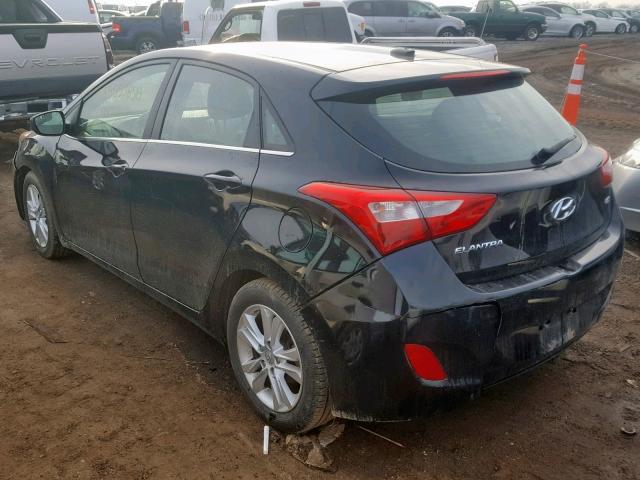 KMHD35LH1EU233369 - 2014 HYUNDAI ELANTRA GT BLACK photo 3