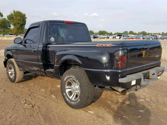 1FTYR10U04PB48468 - 2004 FORD RANGER BLACK photo 3