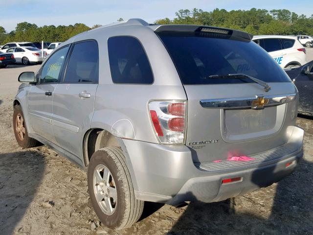 2CNDL63F666008949 - 2006 CHEVROLET EQUINOX LT SILVER photo 3