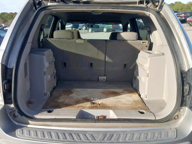 2CNDL63F666008949 - 2006 CHEVROLET EQUINOX LT SILVER photo 9