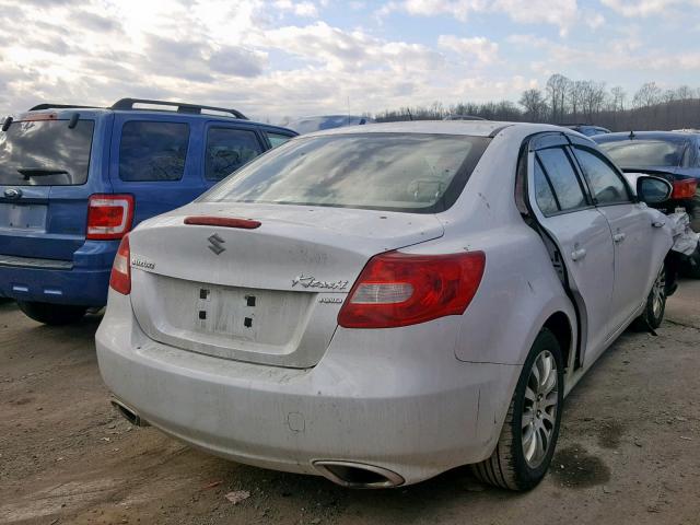 JS2RF9A35D6100431 - 2013 SUZUKI KIZASHI SE WHITE photo 4