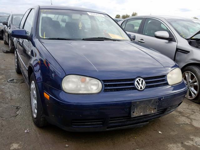 9BWBP61J434080453 - 2003 VOLKSWAGEN GOLF GL TD BLUE photo 1