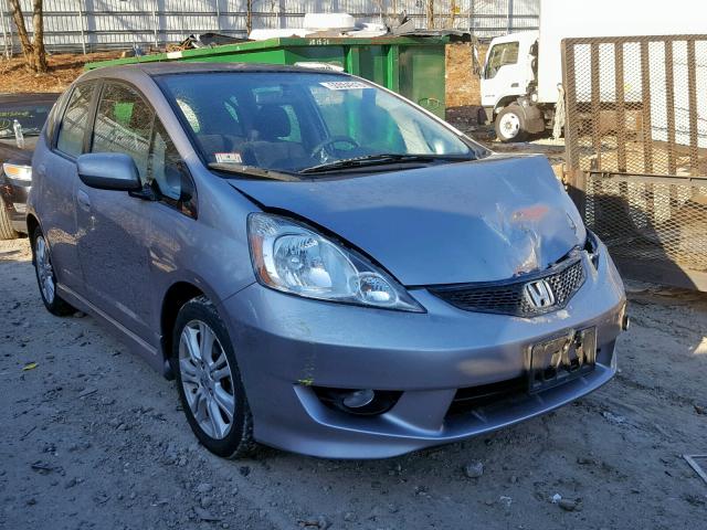 JHMGE8H46AS007321 - 2010 HONDA FIT SPORT GRAY photo 1