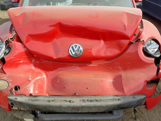 3VWCD21CX1M481442 - 2001 VOLKSWAGEN NEW BEETLE RED photo 7