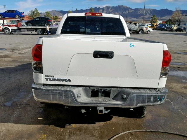 5TFJT52117X002128 - 2007 TOYOTA TUNDRA WHITE photo 6