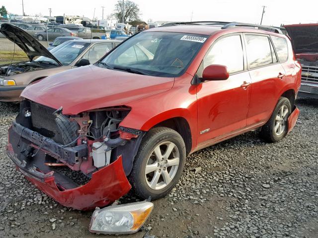 JTMBD31V886083372 - 2008 TOYOTA RAV4 LIMIT RED photo 2