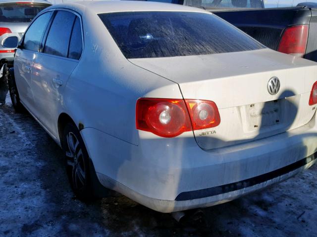 3VWSF71K56M806905 - 2006 VOLKSWAGEN JETTA 2.5 WHITE photo 3