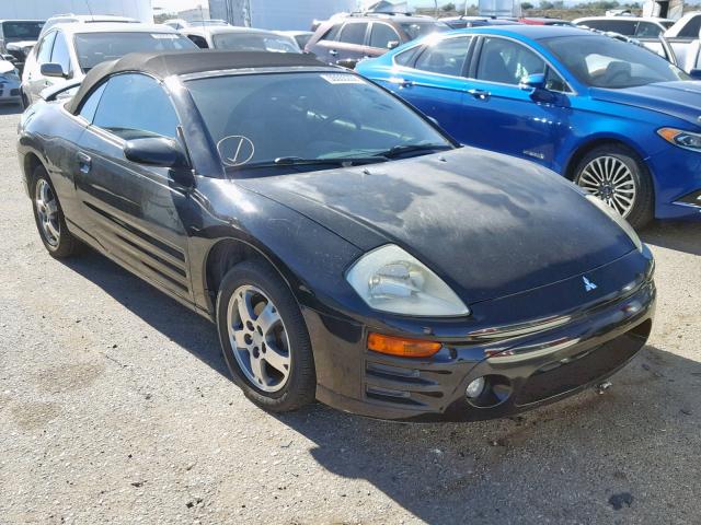 4A3AE45G23E062300 - 2003 MITSUBISHI ECLIPSE SP BLACK photo 1