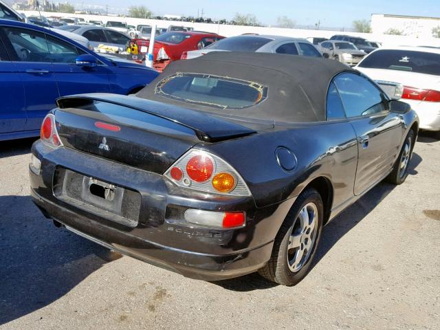 4A3AE45G23E062300 - 2003 MITSUBISHI ECLIPSE SP BLACK photo 4