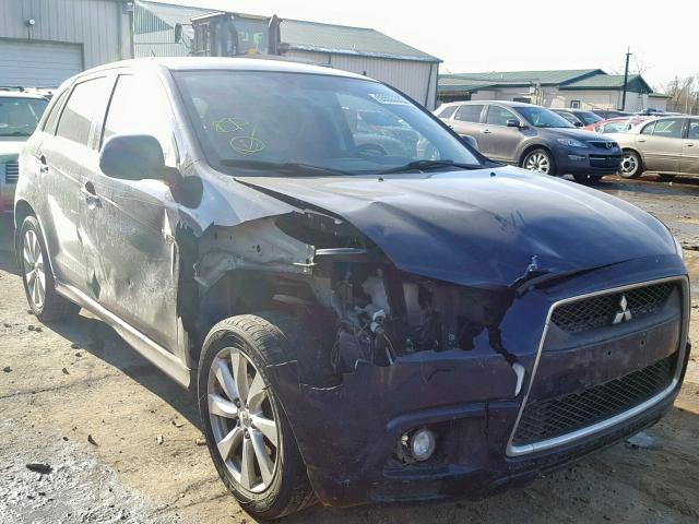 JA4AR4AU4CZ001827 - 2012 MITSUBISHI OUTLANDER BLUE photo 1