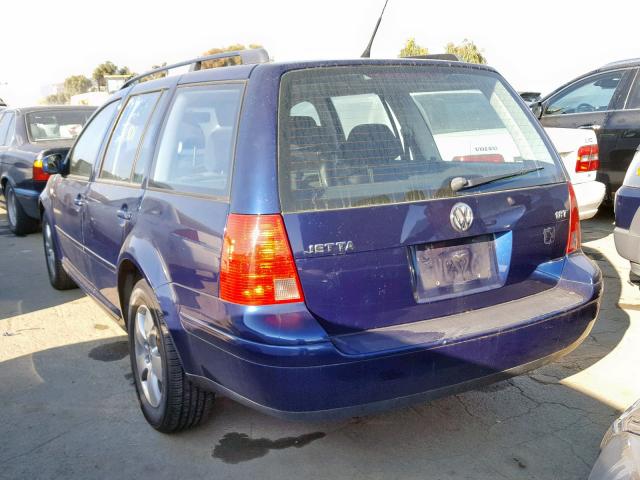 WVWSE61J15W007693 - 2005 VOLKSWAGEN JETTA GLS BLUE photo 3