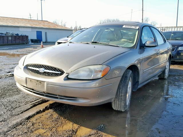 1FAFP55292A260199 - 2002 FORD TAURUS SES GOLD photo 2