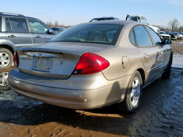 1FAFP55292A260199 - 2002 FORD TAURUS SES GOLD photo 4